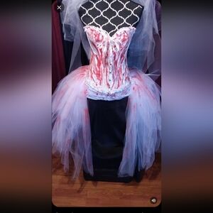 Custom made Purge "Candy Girl" Halloween costume Sz S-L